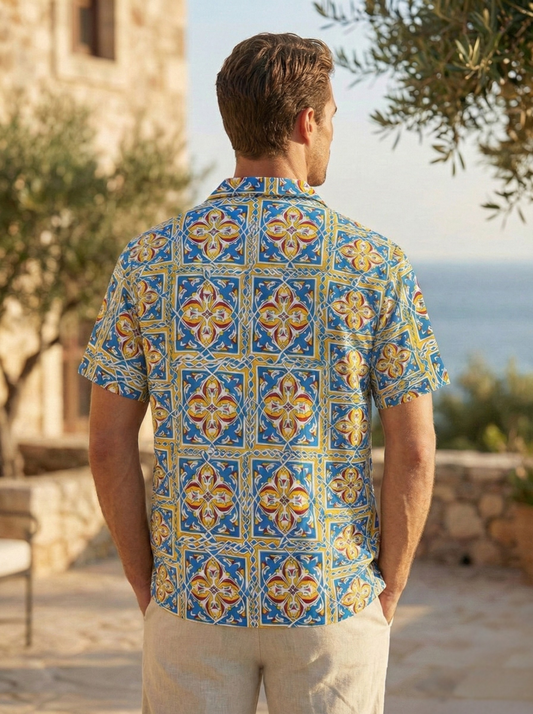 CUBAN COLLAR SHIRT