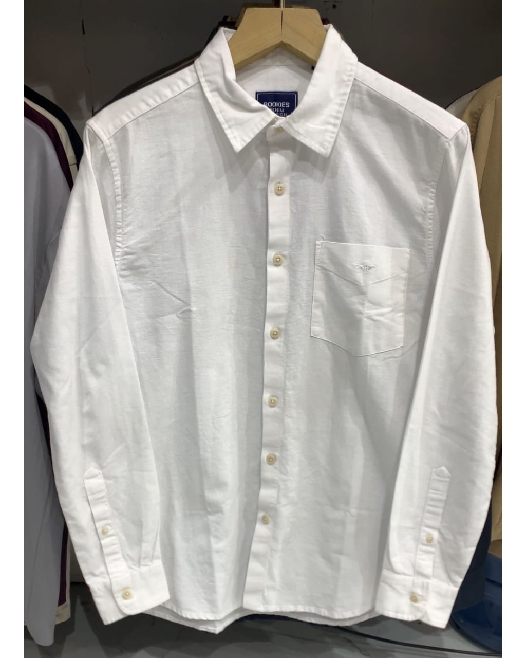 WHITE LINEN SHIRT