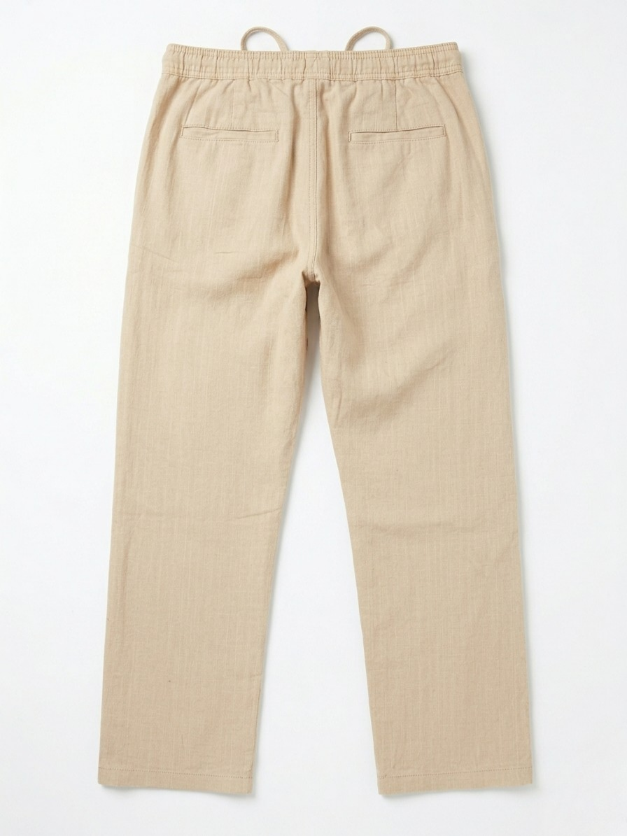 BEIGE LINEN PANT