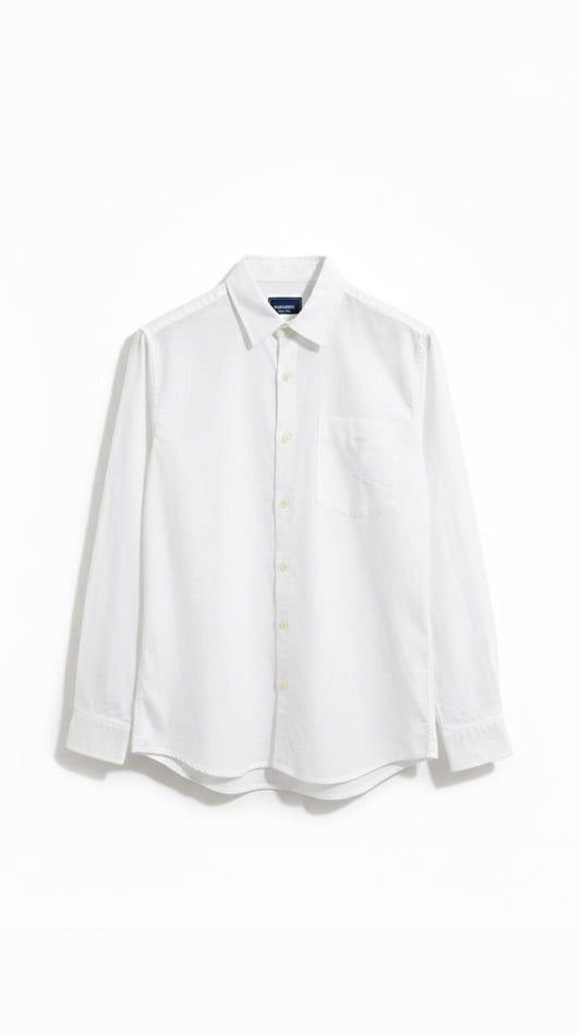 WHITE LINEN SHIRT