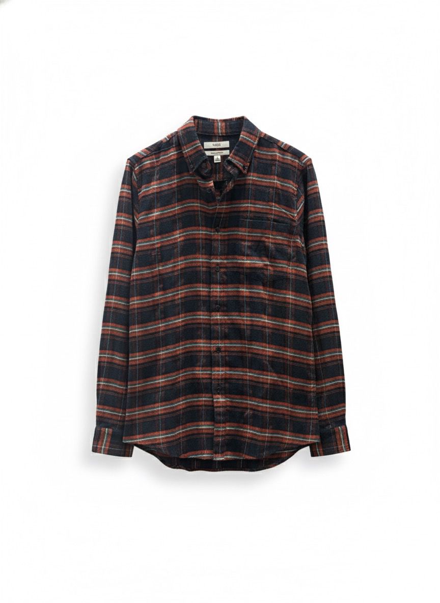 COTTON BRASS CHECKED SHIRT