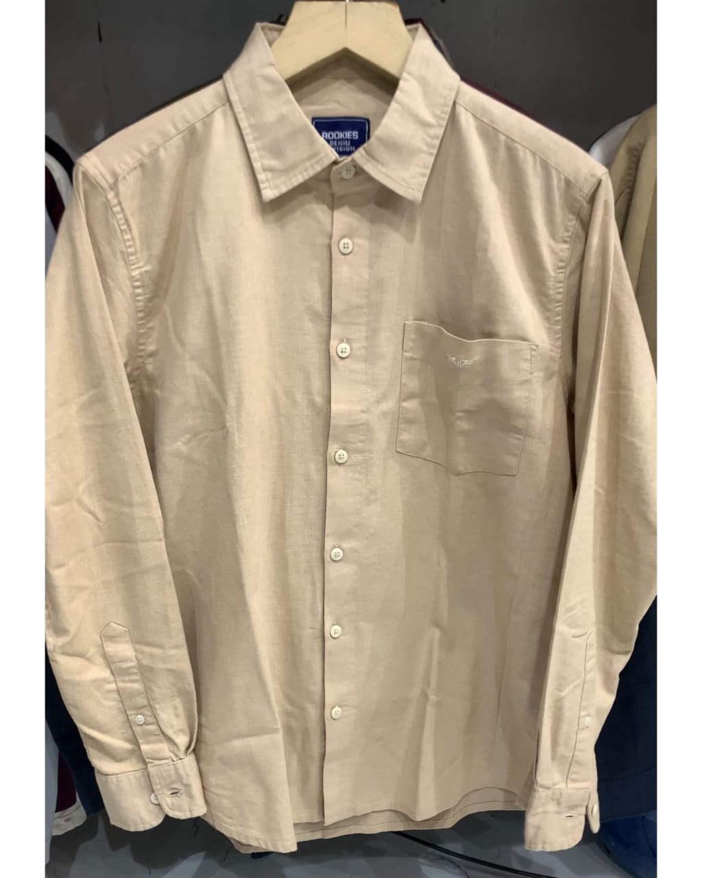 BEIGE LINEN SHIRT