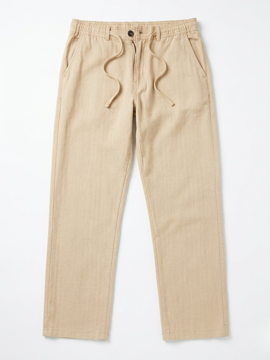 BEIGE LINEN PANT