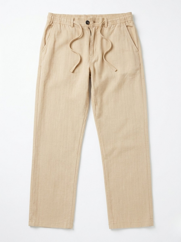 BEIGE LINEN PANT