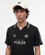 KNITTED COLLAR T-SHIRT