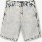 ICE BLUE CARPENTER DENIM SHORTS