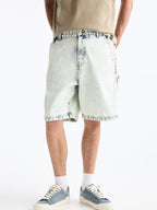 ICE BLUE CARPENTER DENIM SHORTS