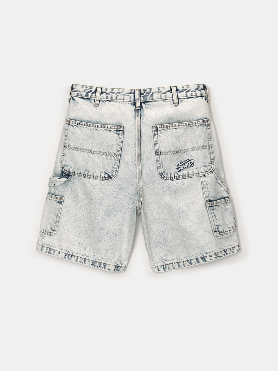 ICE BLUE CARPENTER DENIM SHORTS