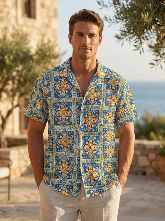 CUBAN COLLAR SHIRT